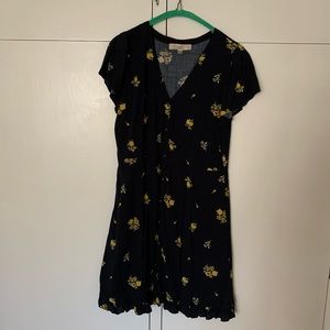 Button down floral dress